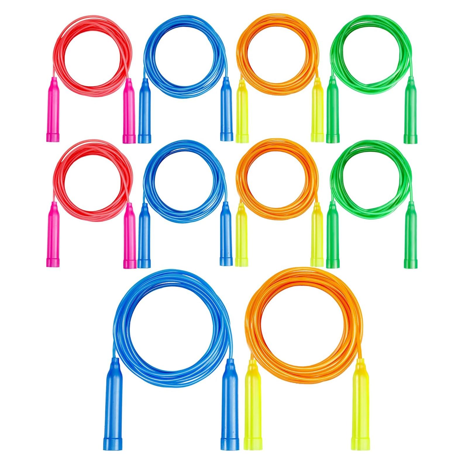 Cuerda de Saltar Ajustable Erinnmy 2.2m Colorida para Niños