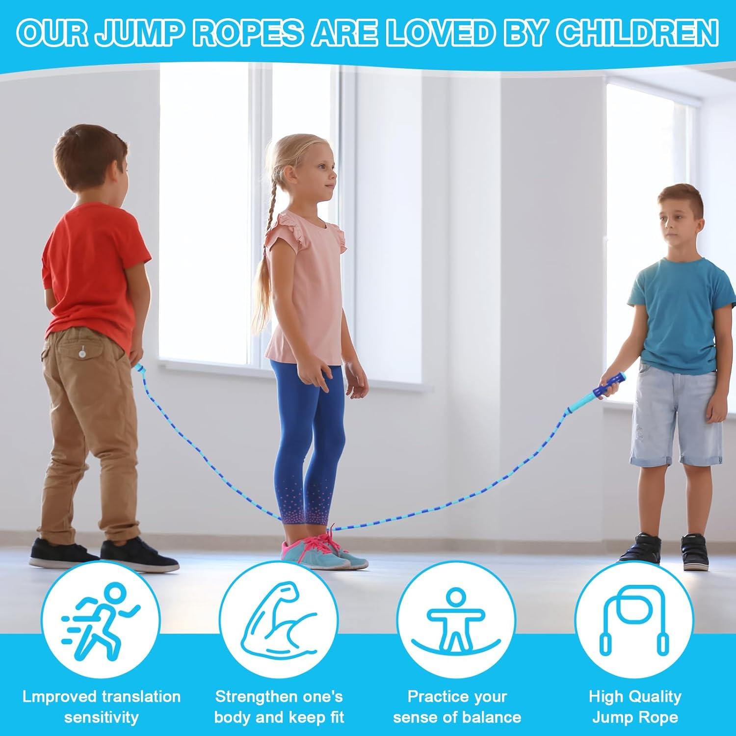 Cuerdas para Saltar Ajustables Darlingao - Set de 2, 2.8 m