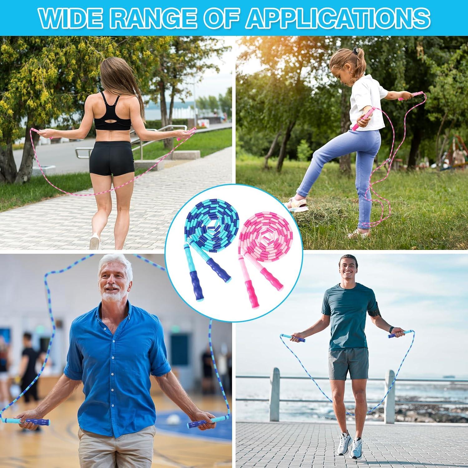 Cuerdas para Saltar Ajustables Darlingao - Set de 2, 2.8 m