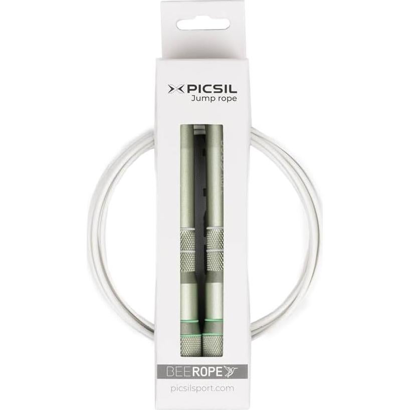 Cuerda de Salto PICSIL Bee - Aluminio, Doble Rodamiento, 200g