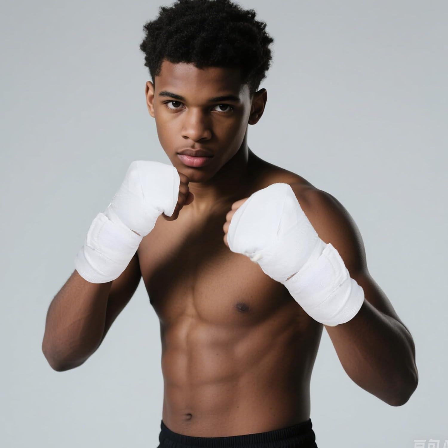 Envolturas de Mano de Boxeo Skrfren 3.1m Algodón Blancas 2pcs