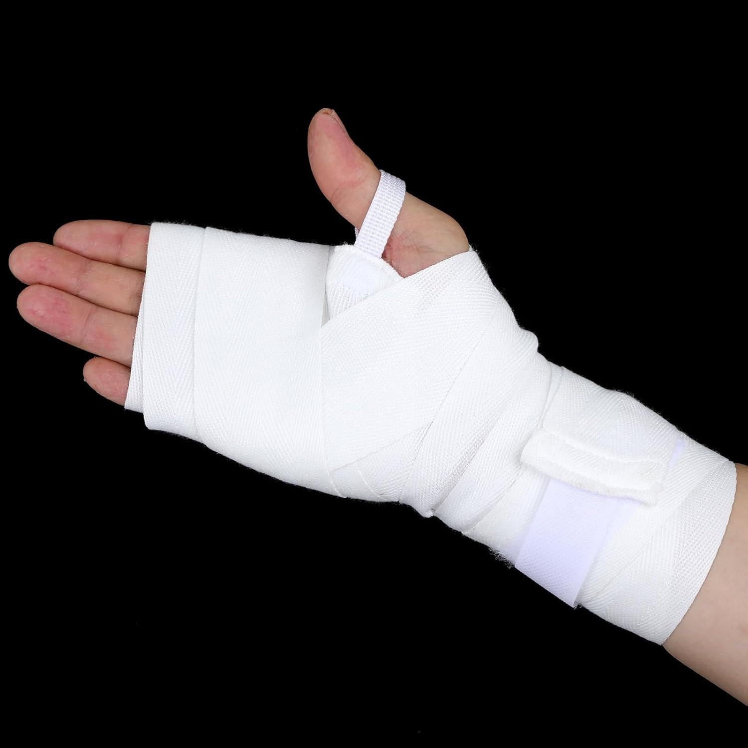 Envolturas de Mano de Boxeo Skrfren 3.1m Algodón Blancas 2pcs