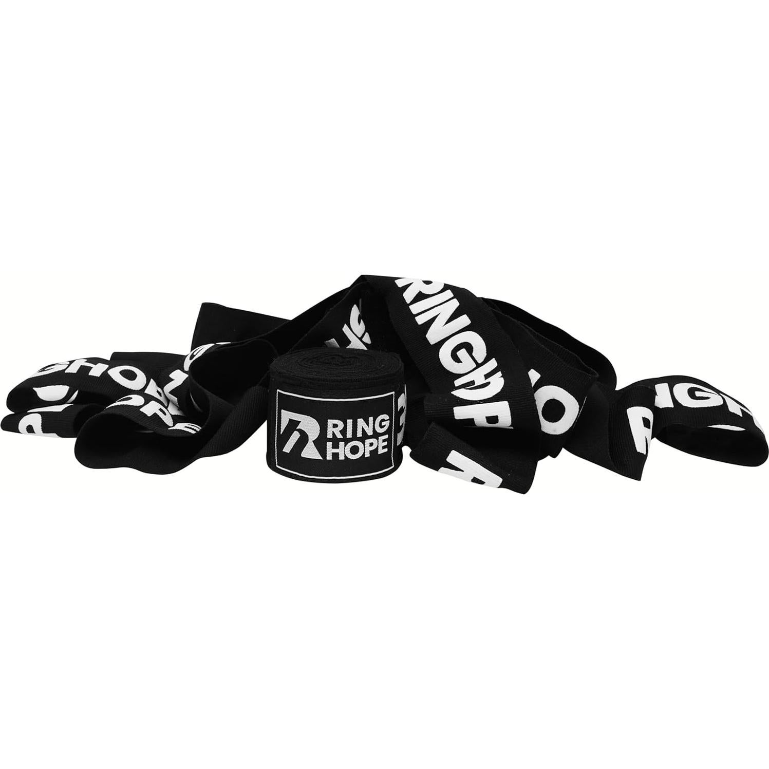 Envolturas de Mano Ring Hope 180" Negras - Boxeo, MMA, Muay Thai