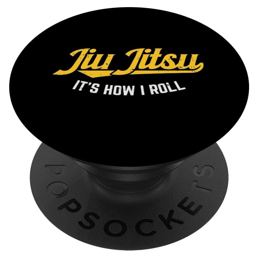 Agarre para Teléfono Jiu Jitsu PopSockets Negro Intercambiable