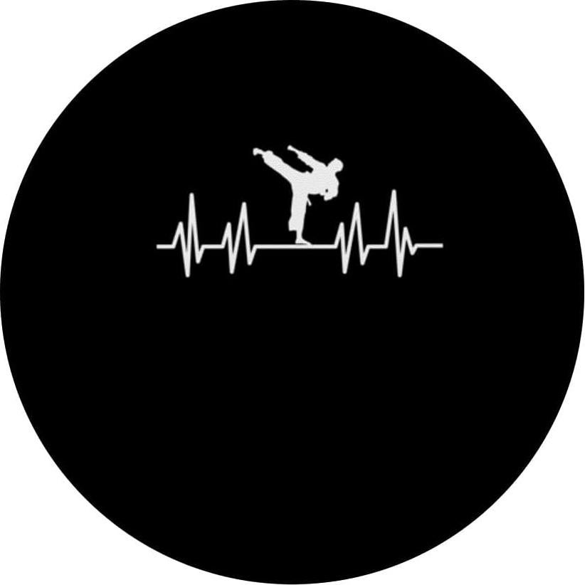 PopGrip Adhesivo PopSockets Karate Taekwondo Diseño Minimalista