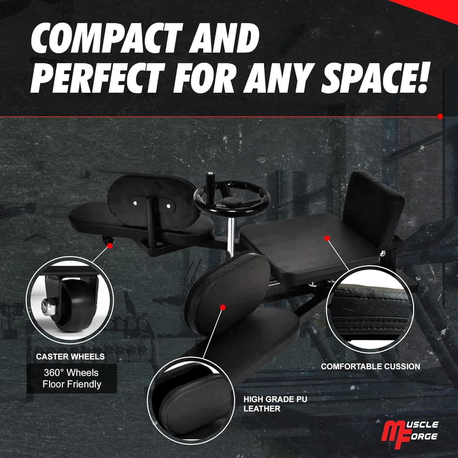 Estirador de Piernas MuscleForge para Flexibilidad 180°