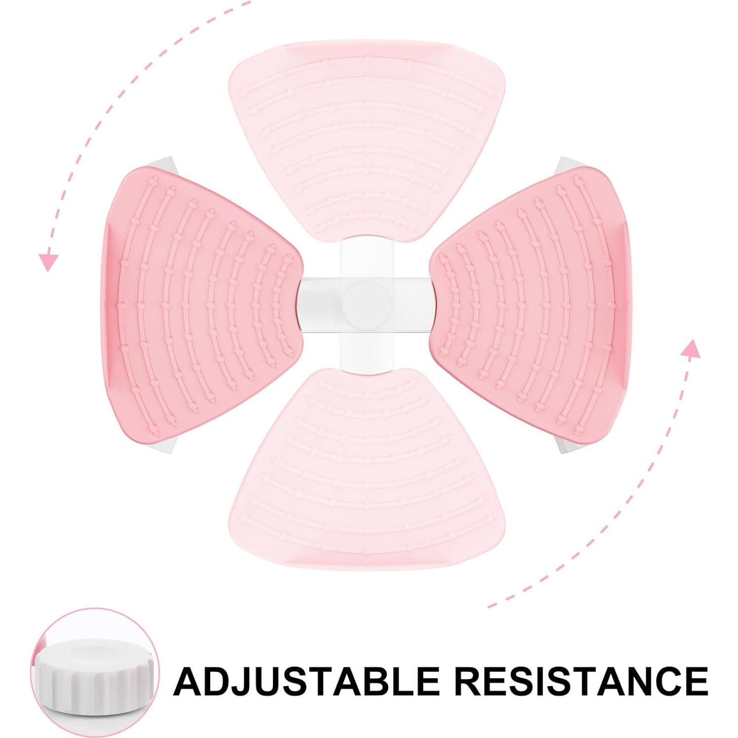 Máquina de Abdominales Zieuyend Waist Twister Rosa 136 kg