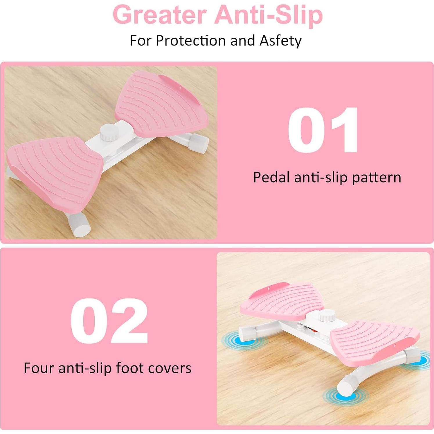 Máquina de Abdominales Zieuyend Waist Twister Rosa 136 kg