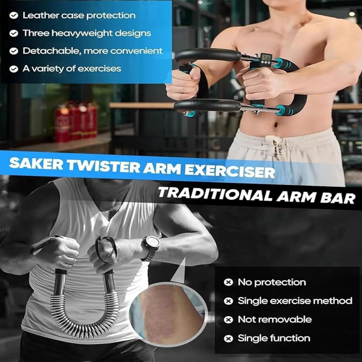 Entrenador de Brazos Saker Twister con Temporizador 1.65kg