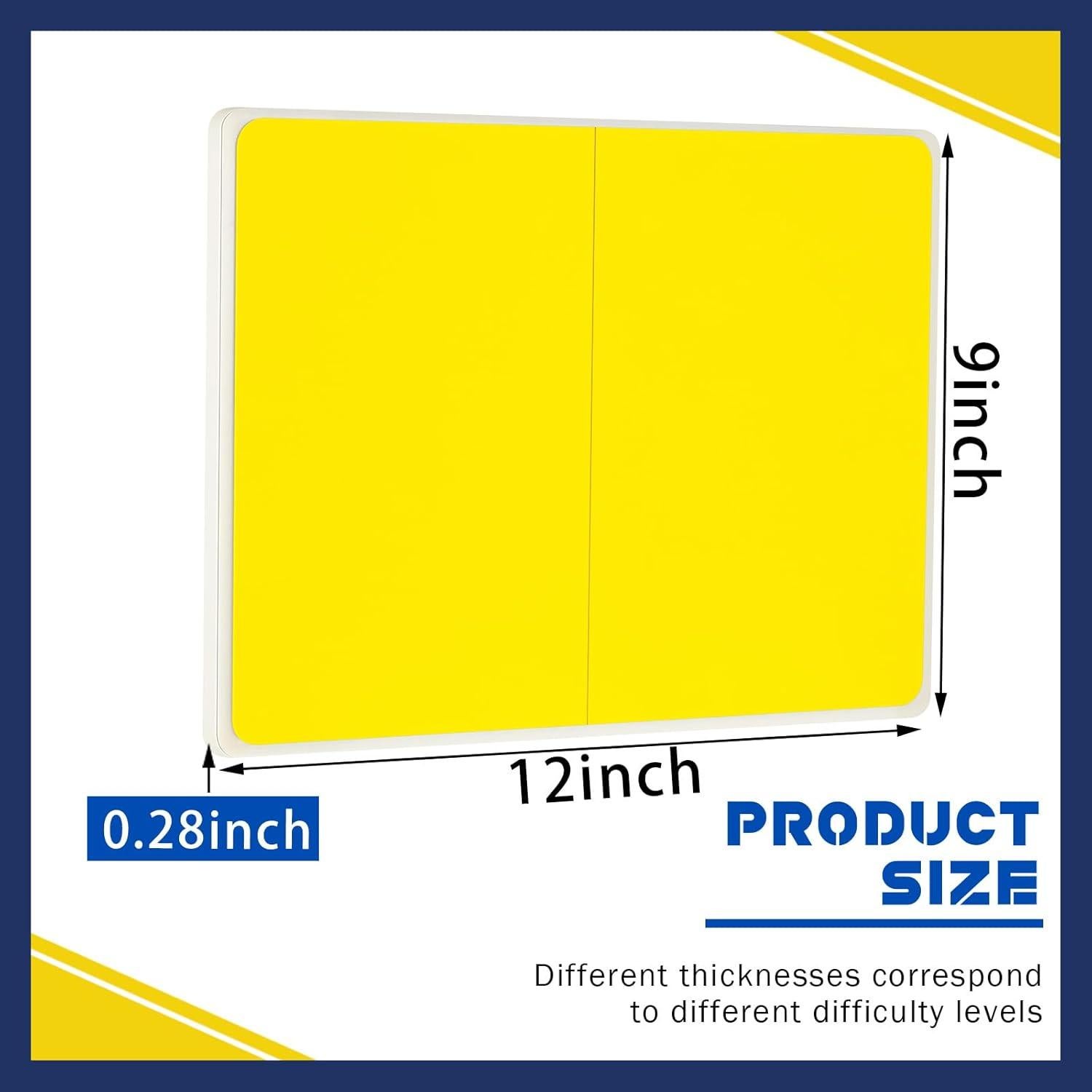 Tablero Requebrajable Jecery Amarillo para Taekwondo y Karate