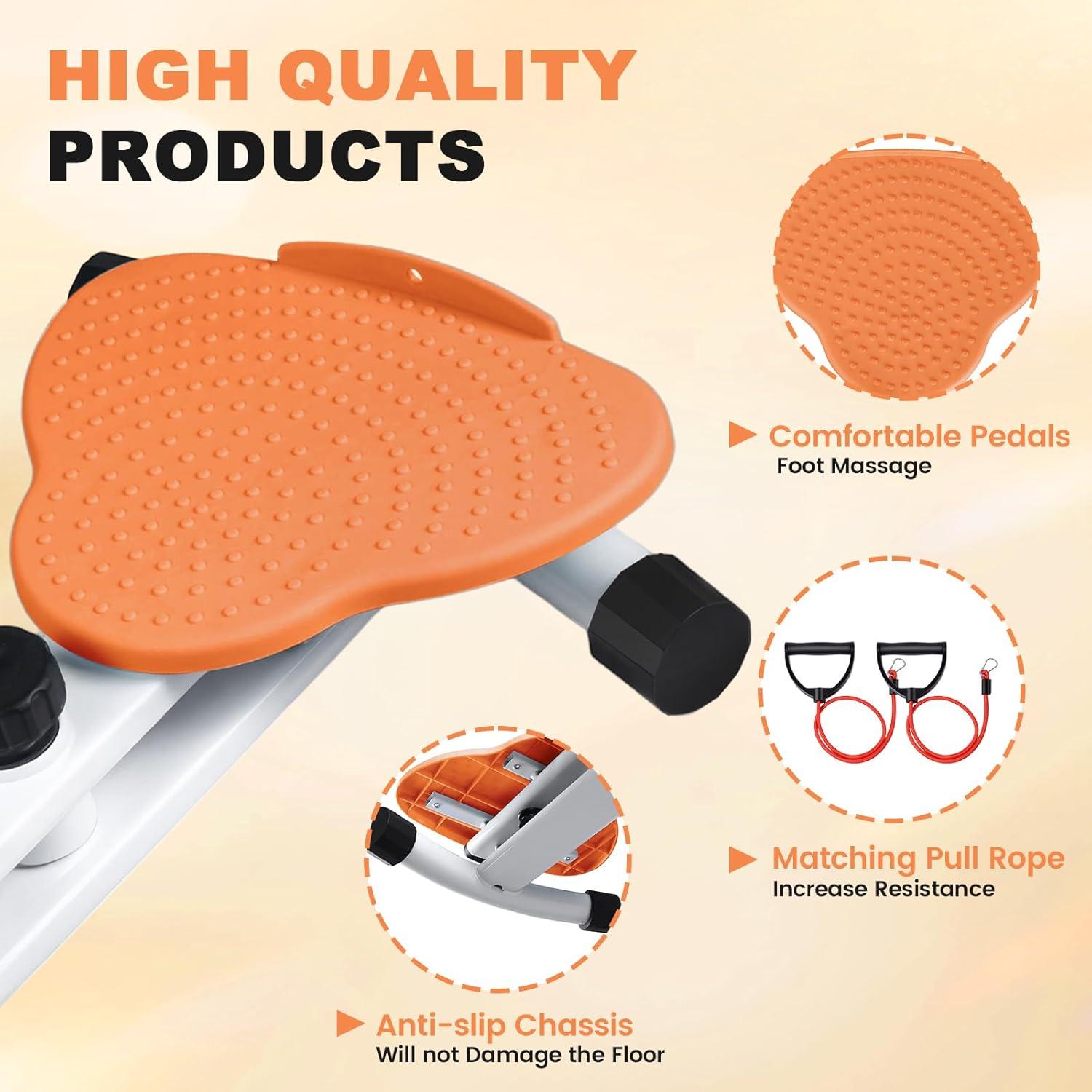 Tabla de Torsión Abdominal Hualonger con Bandas de Resistencia