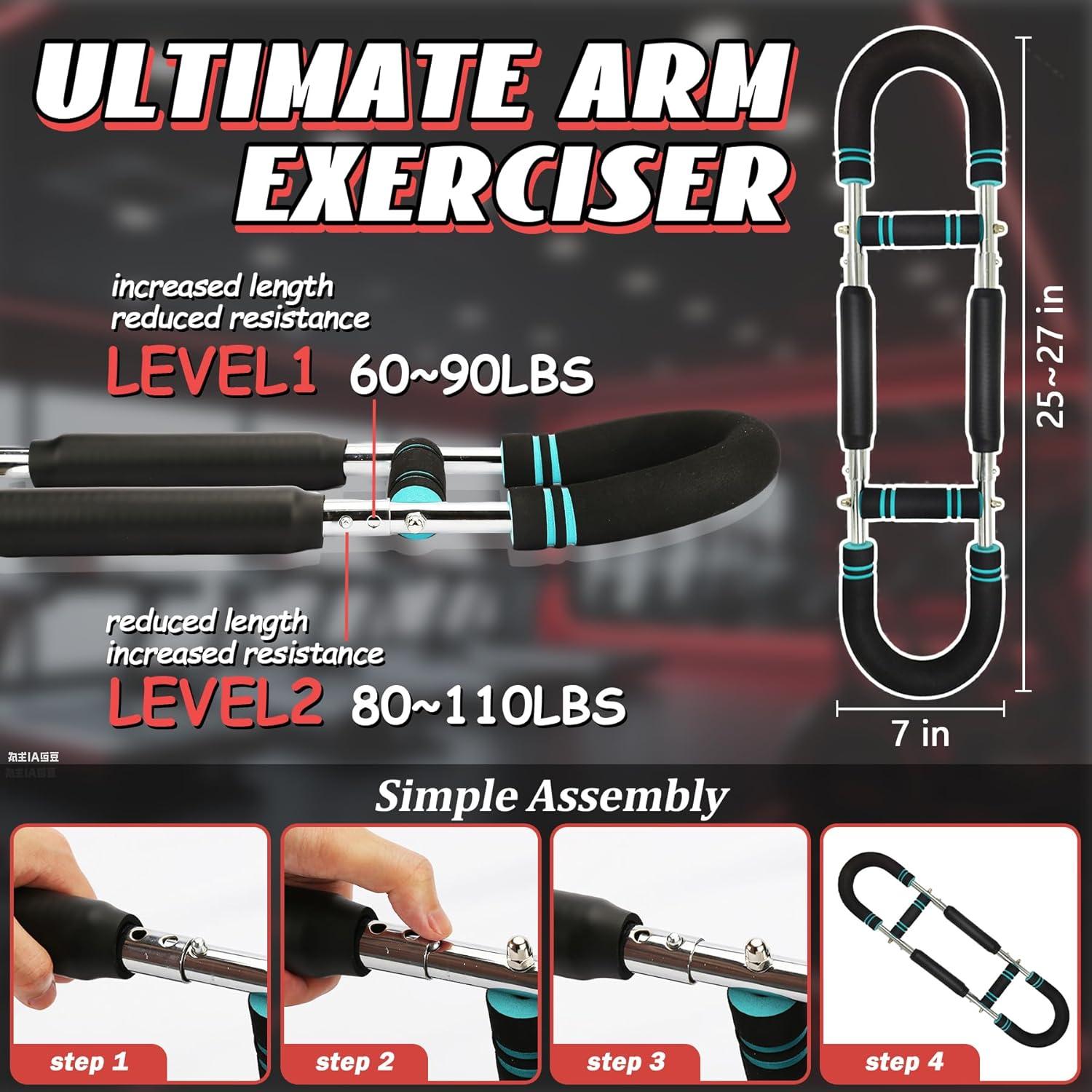 Entrenador de brazos Twister jkwokback 60-110lb ajustable