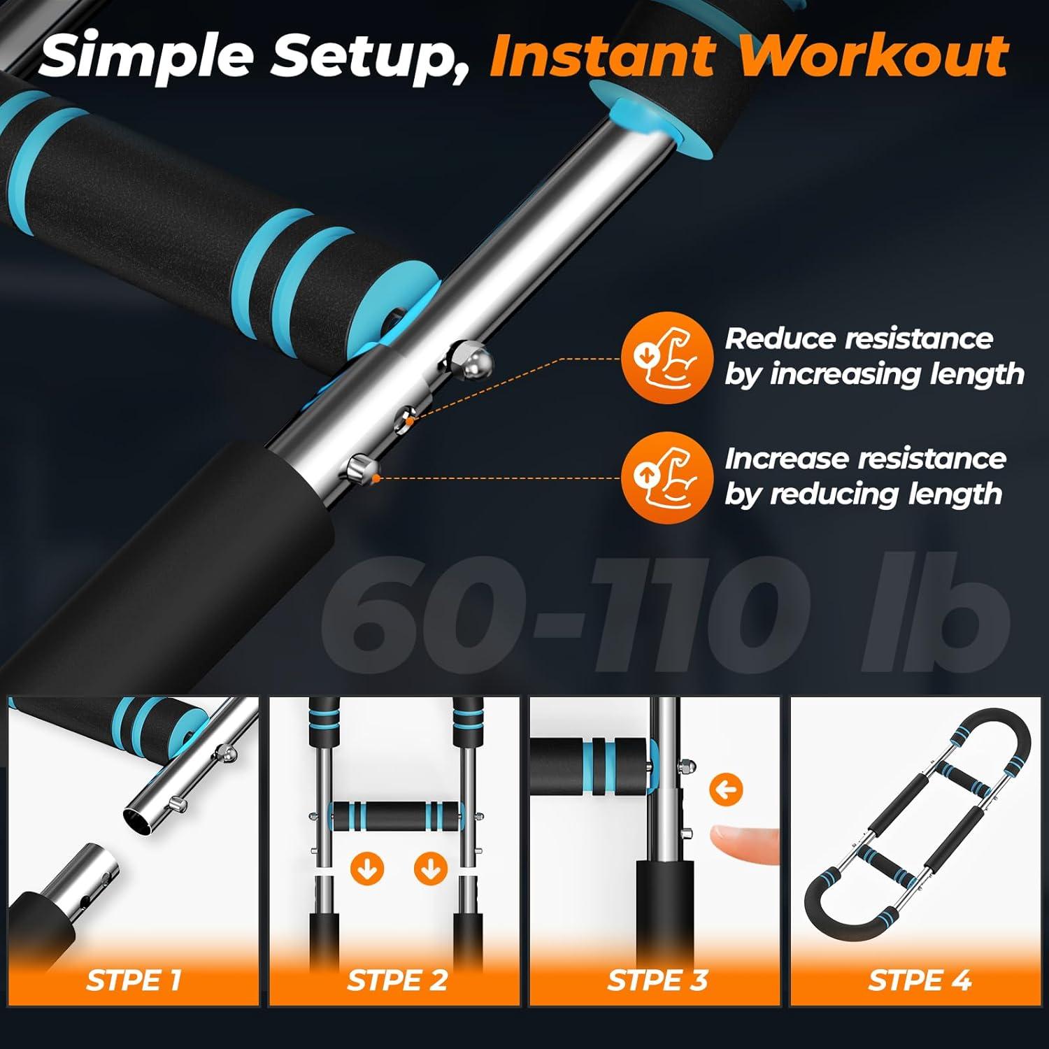 Entrenador de Brazos Twister HTM - Resistencia 27-45kg