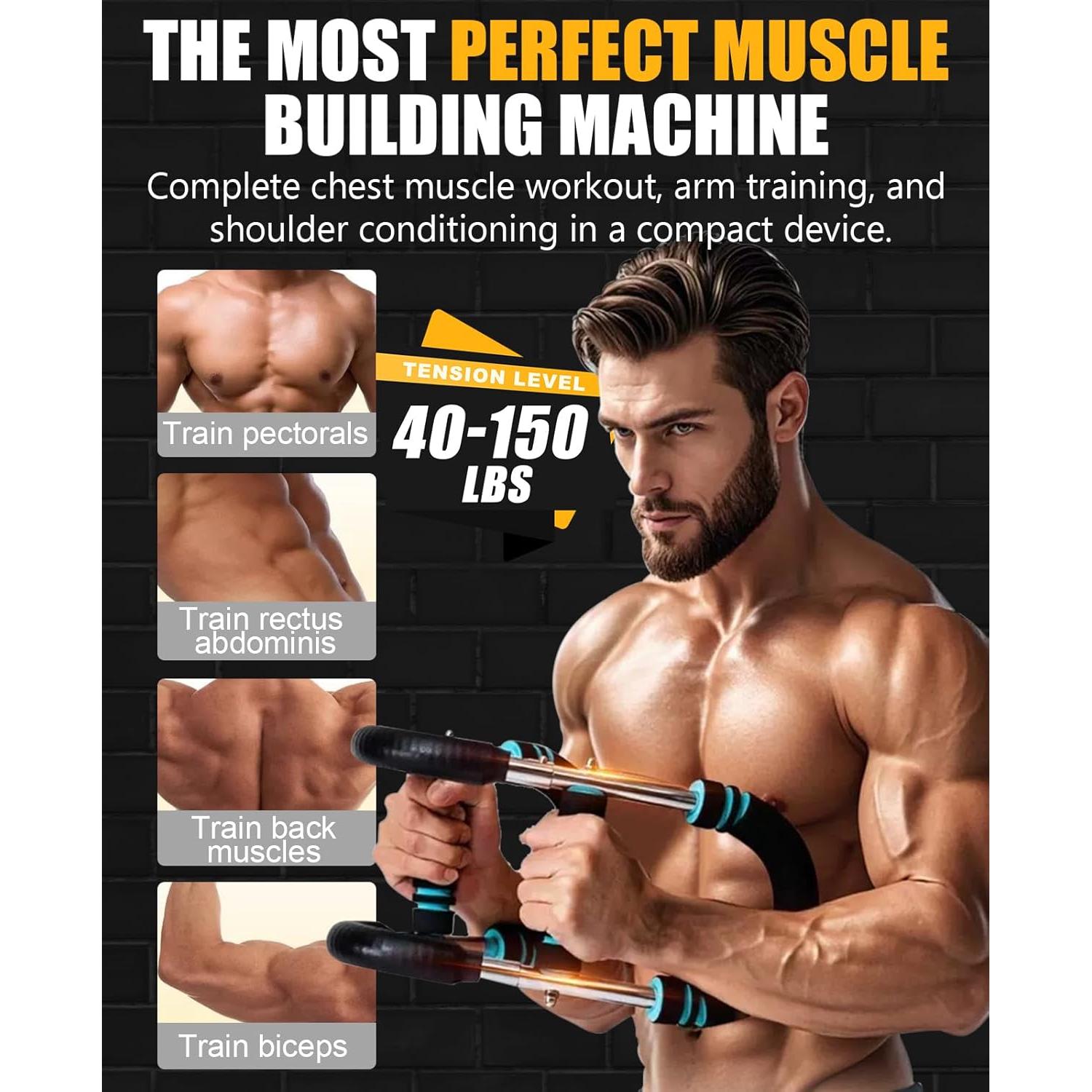 Entrenador de brazos NST Expansores de pecho 30-270lbs (13.6-122.5kg)