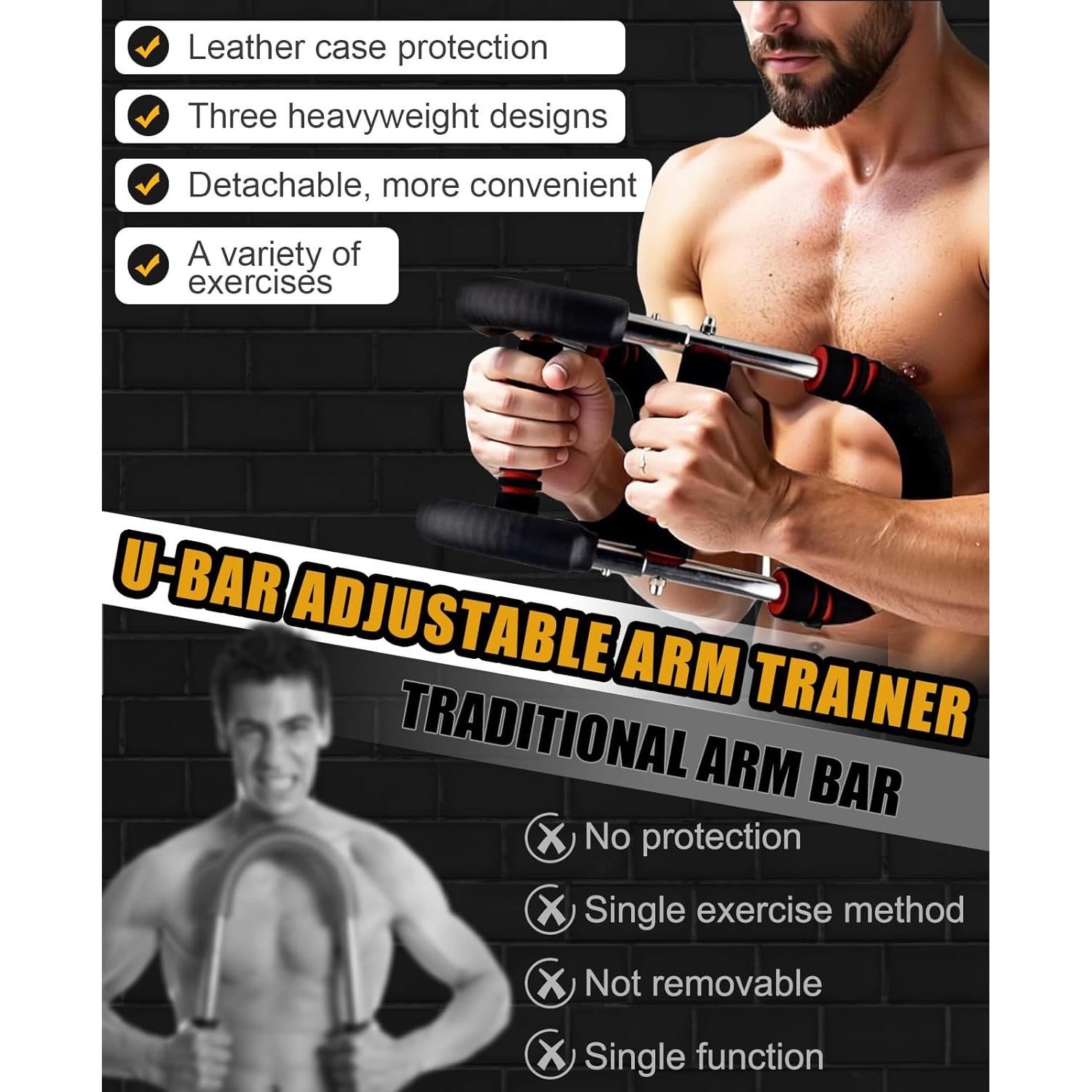 Entrenador de brazos NST Expansores de pecho 30-270lbs (13.6-122.5kg)