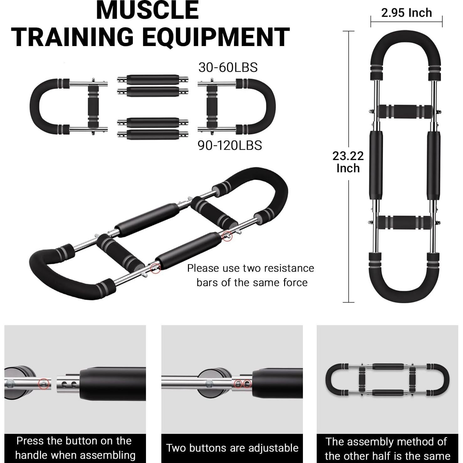 Entrenador de Brazos Twister Sunbaba HF033-SBXLQ 13.6-54.4 kg