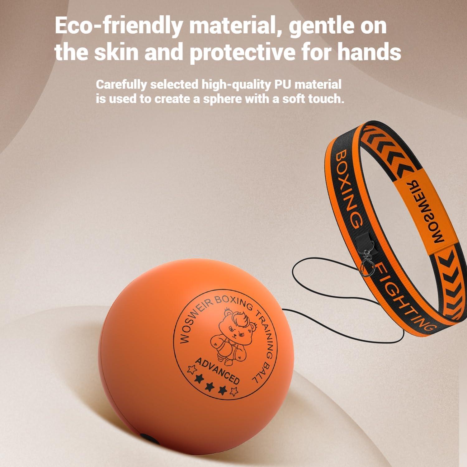 Bola de Boxeo de Reflexión WOSWEIR BO0029 - Entrenamiento Agilidad y Coordinación