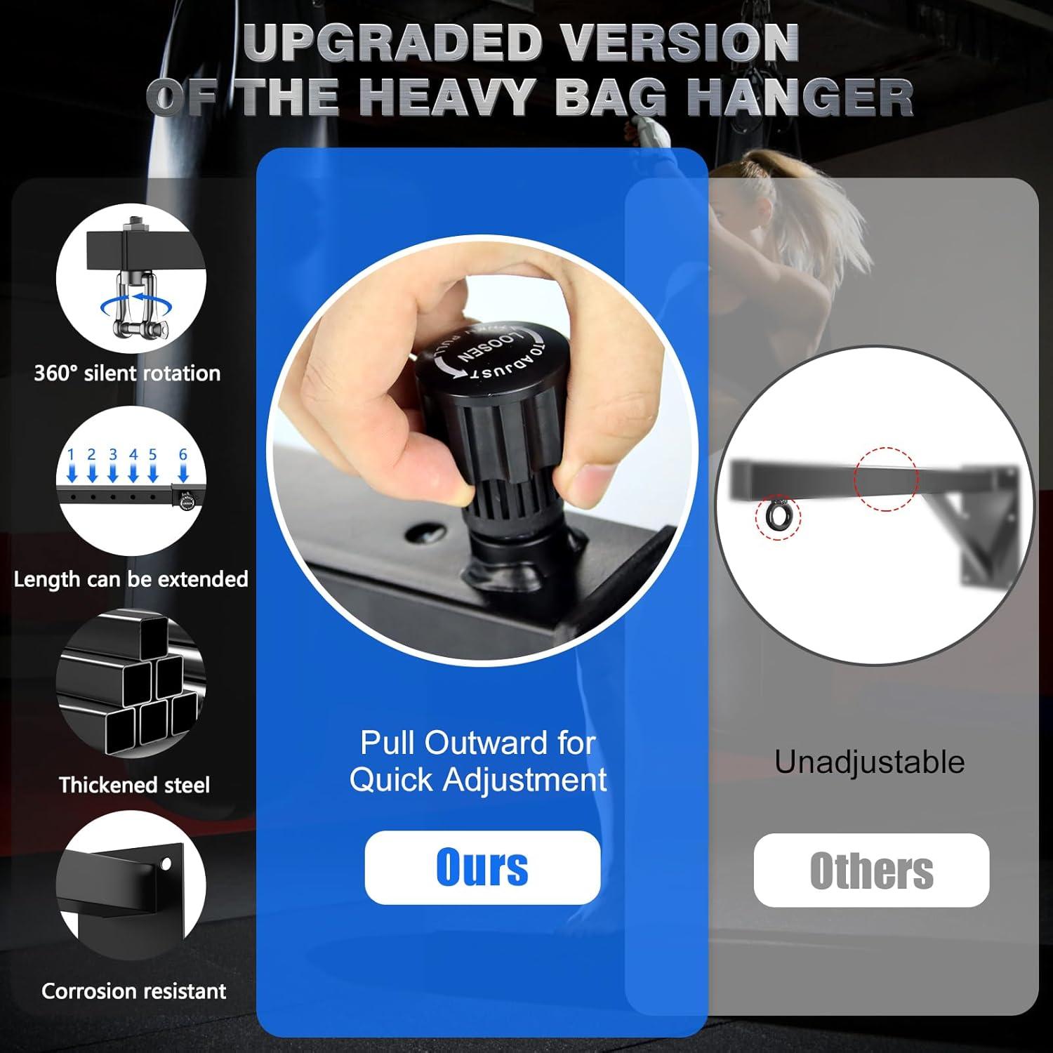 Soporte para Saco Pesado BaiYuan Ajustable 44-66 cm 362 kg