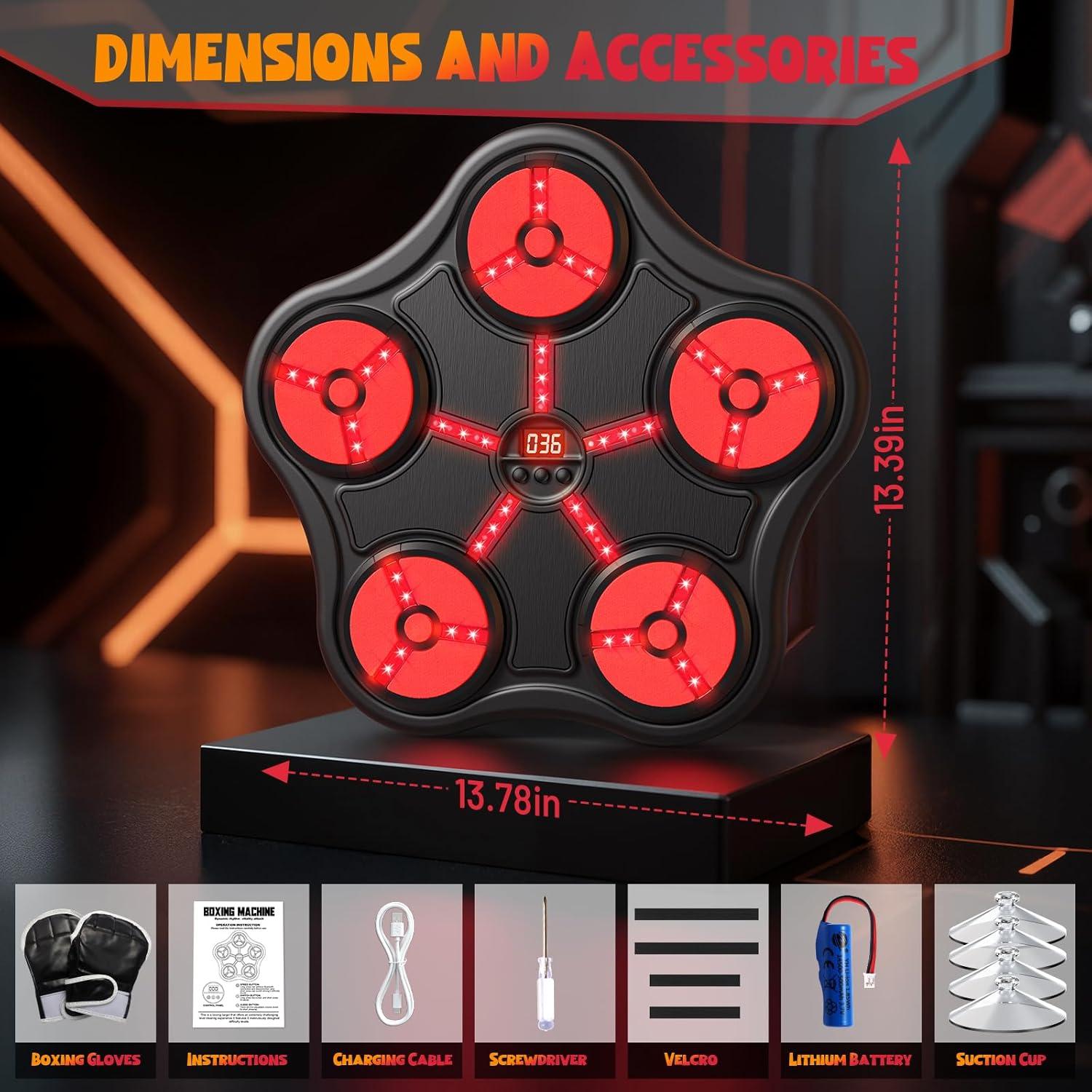 Máquina de Boxeo Inteligente Scvcid para Niños 3-12 Años