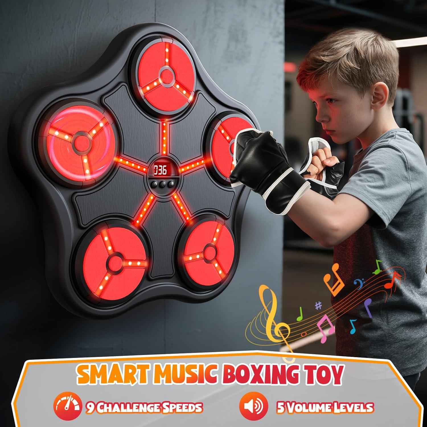 Máquina de Boxeo Inteligente Scvcid para Niños 3-12 Años