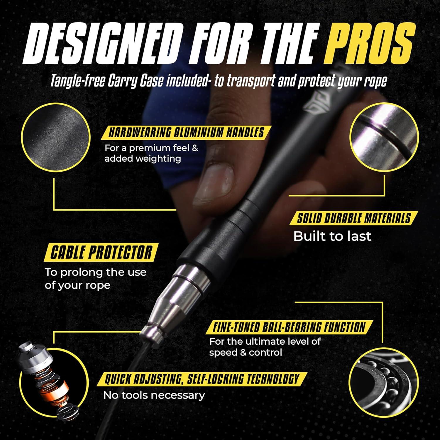 Cuerda de Velocidad Titan Armour Ajustable para Fitness 320 cm