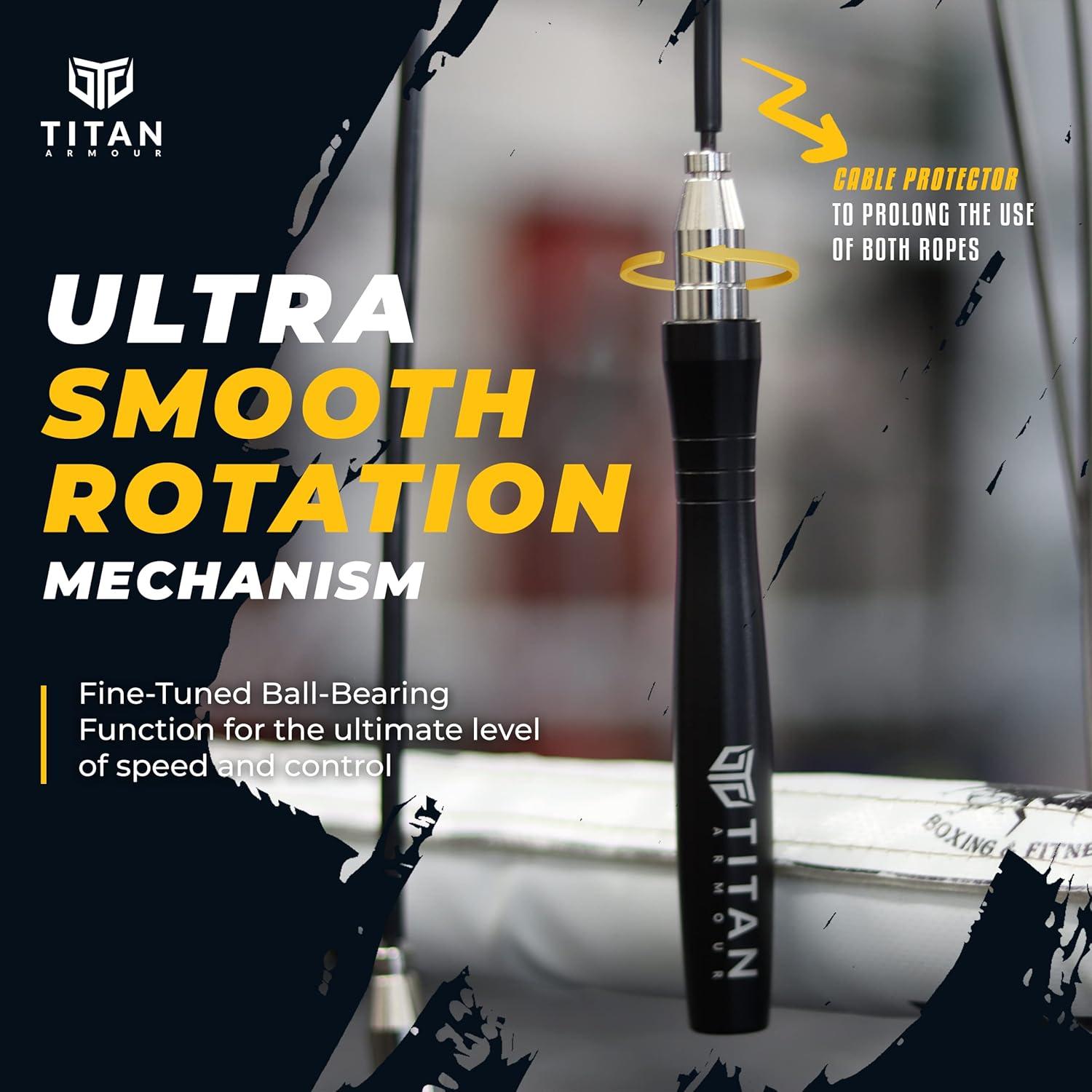 Cuerda de Velocidad Titan Armour Ajustable para Fitness 320 cm