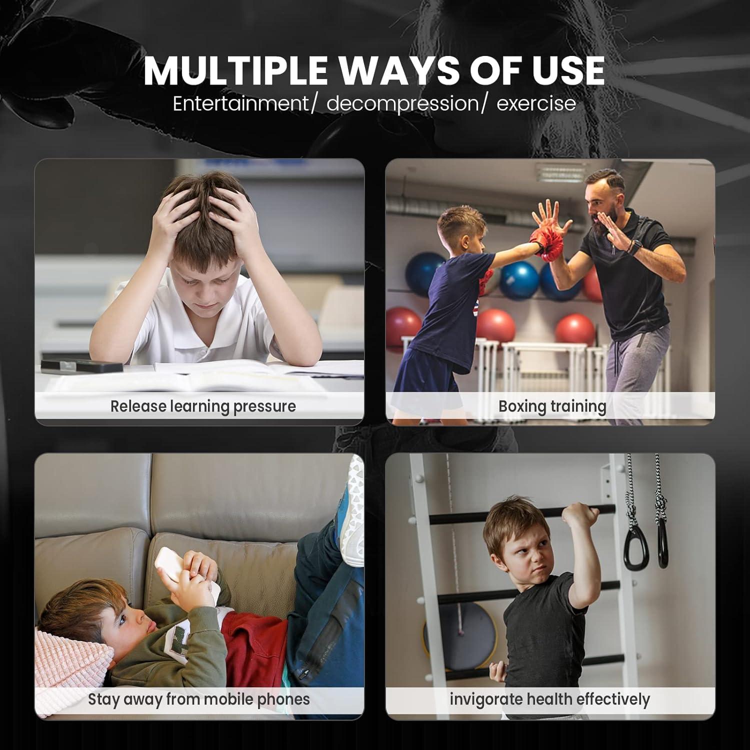 Barra de Boxeo INNOLIFE Ajustable para Niños 6-12 Años