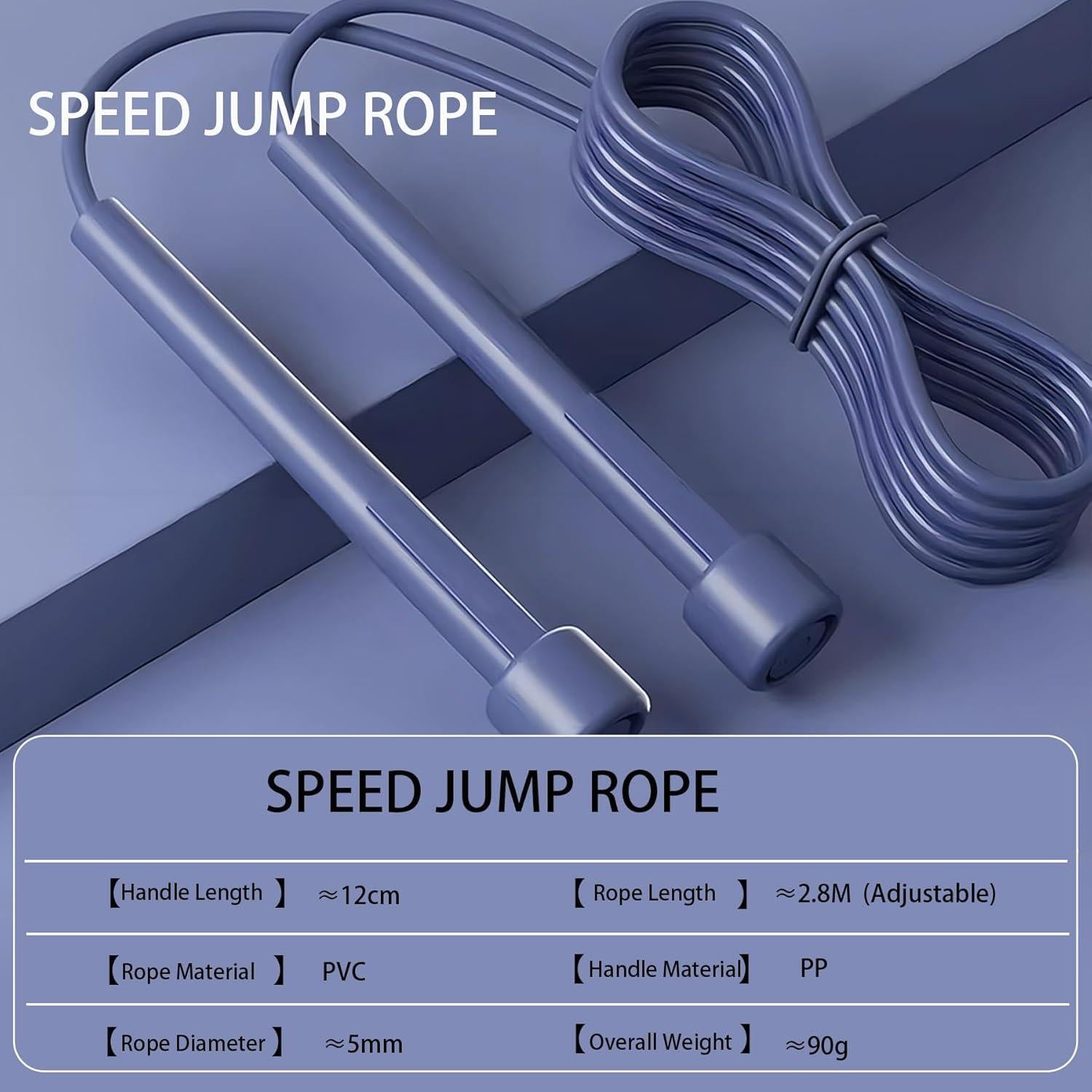 Cuerda de Saltar Ajustable GSMIEY para Niños 8-12 Años
