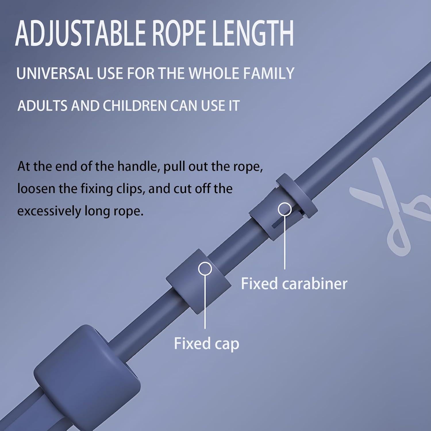 Cuerda de Saltar Ajustable GSMIEY para Niños 8-12 Años