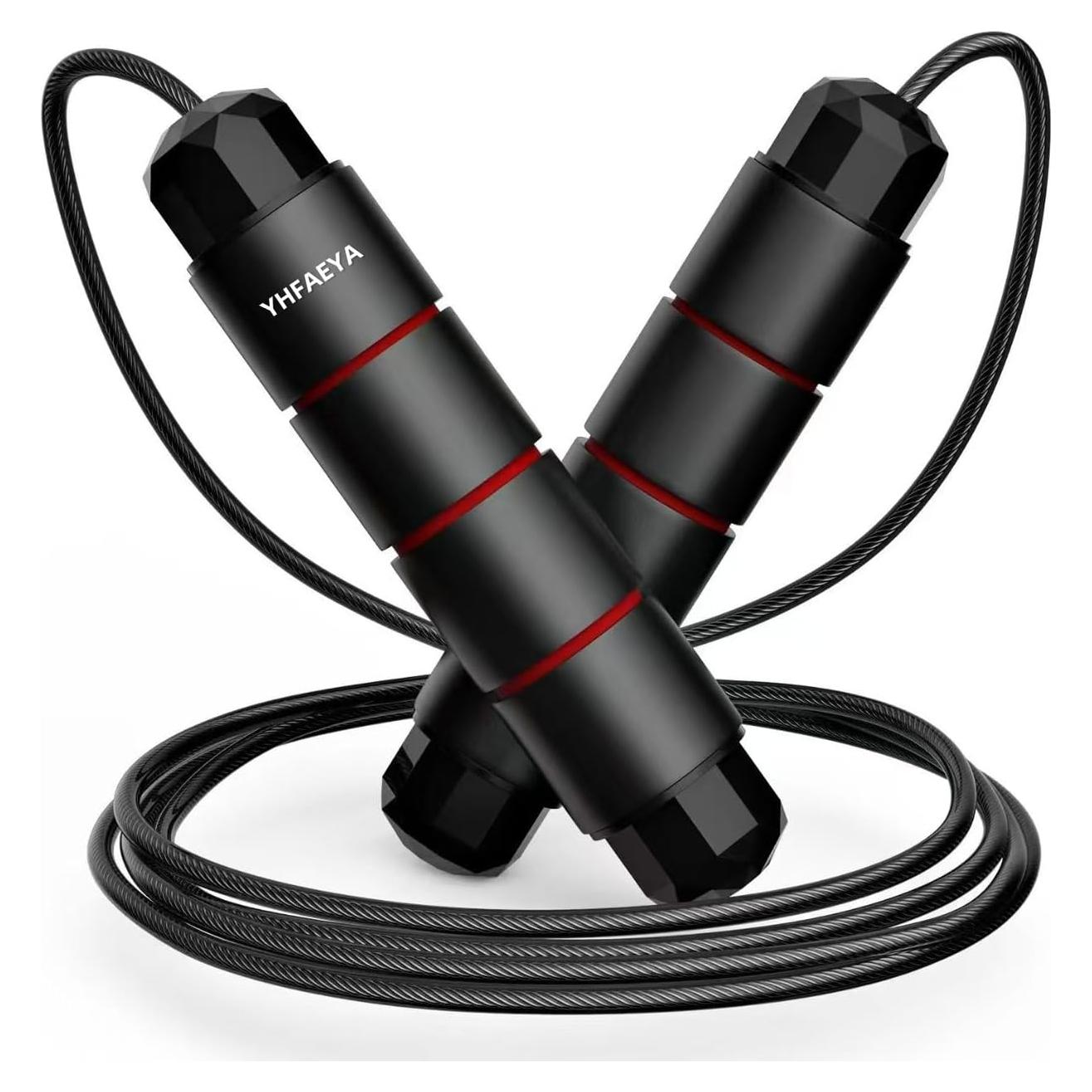 Cuerda de Saltar Ajustable YHFAEYA 2.8m con Rodamientos