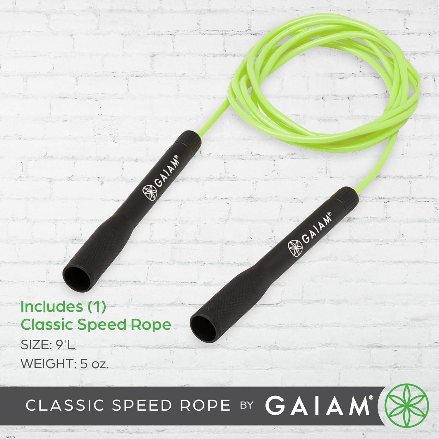 Cuerda de Saltar Gaiam Ajustable 2.74m para Fitness Unisex