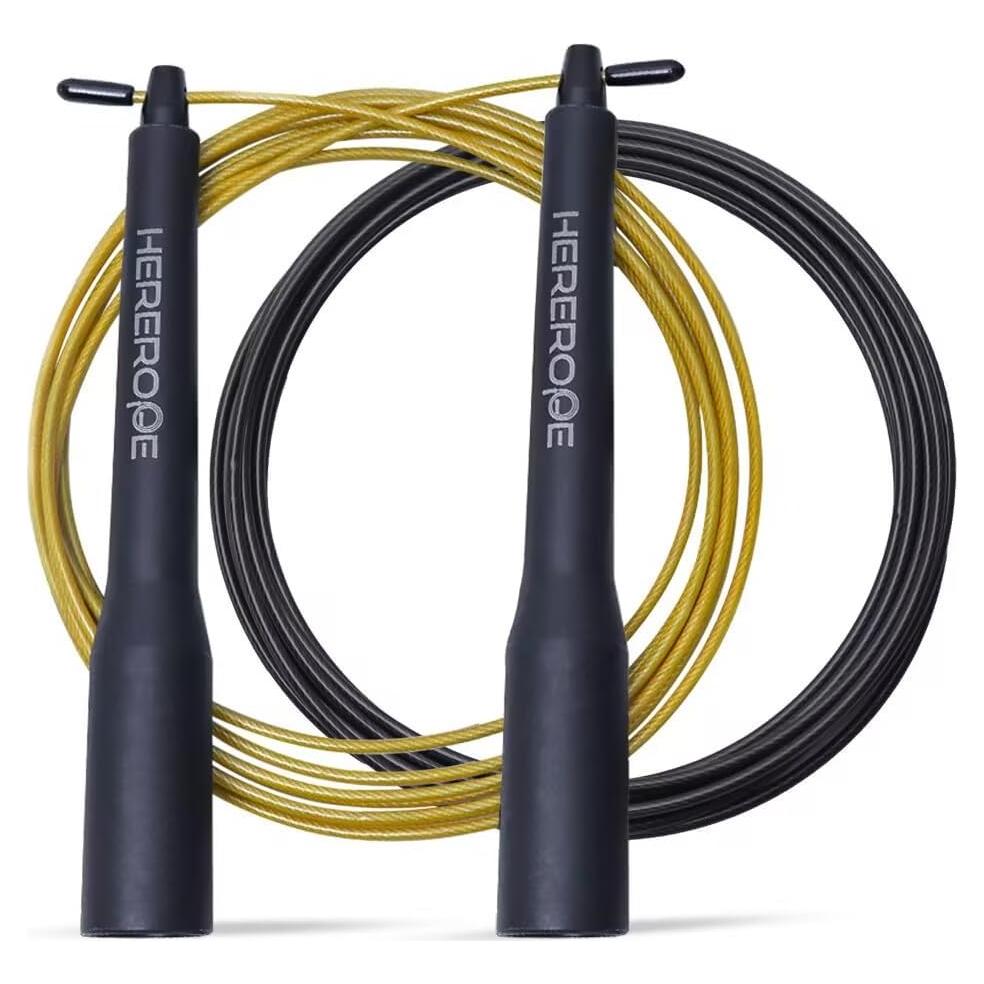 Cuerda de Salto Rápida Hererope Ajustable 3m para Fitness