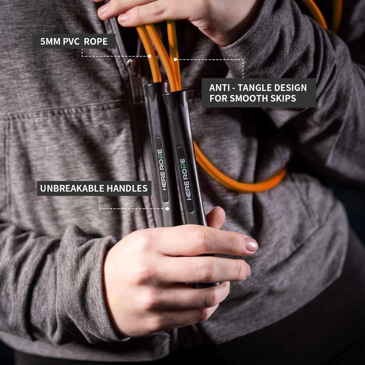 Cuerda de Saltar Ajustable CutS PVC 3.05m para Boxeo y Cardio