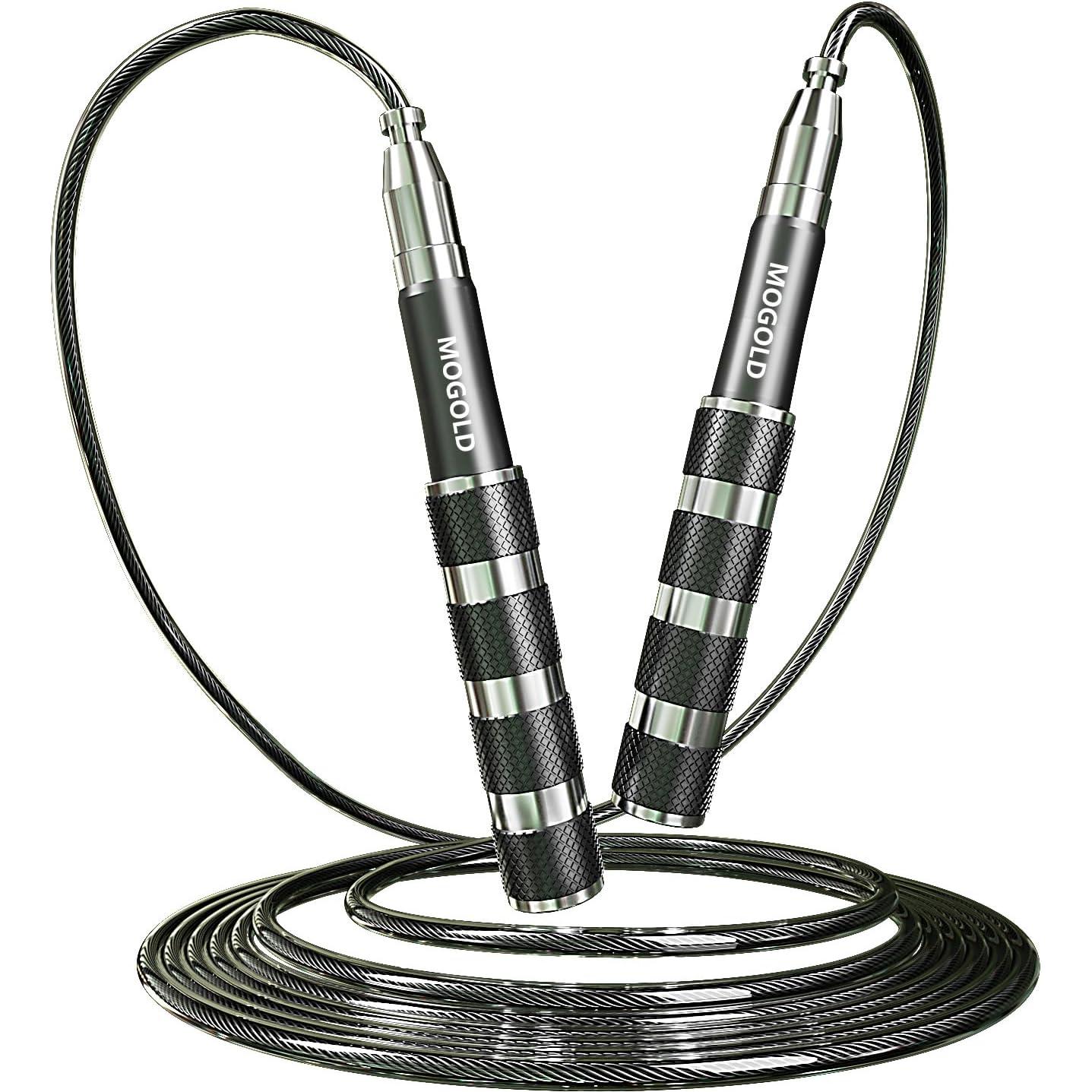 Cuerda de Salto Plegable MOGOLD T35 Ajustable PVC 3.05m