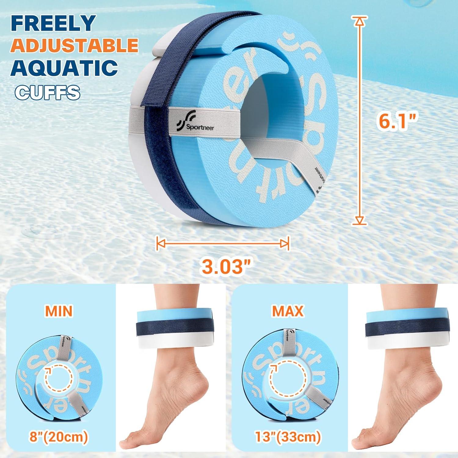 Conjunto de Ejercicio Acuático Sportneer - Pesas y Cinturón