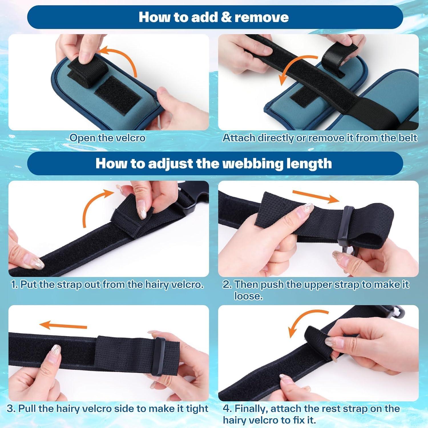 Conjunto de Ejercicio Acuático Sportneer - Pesas y Cinturón