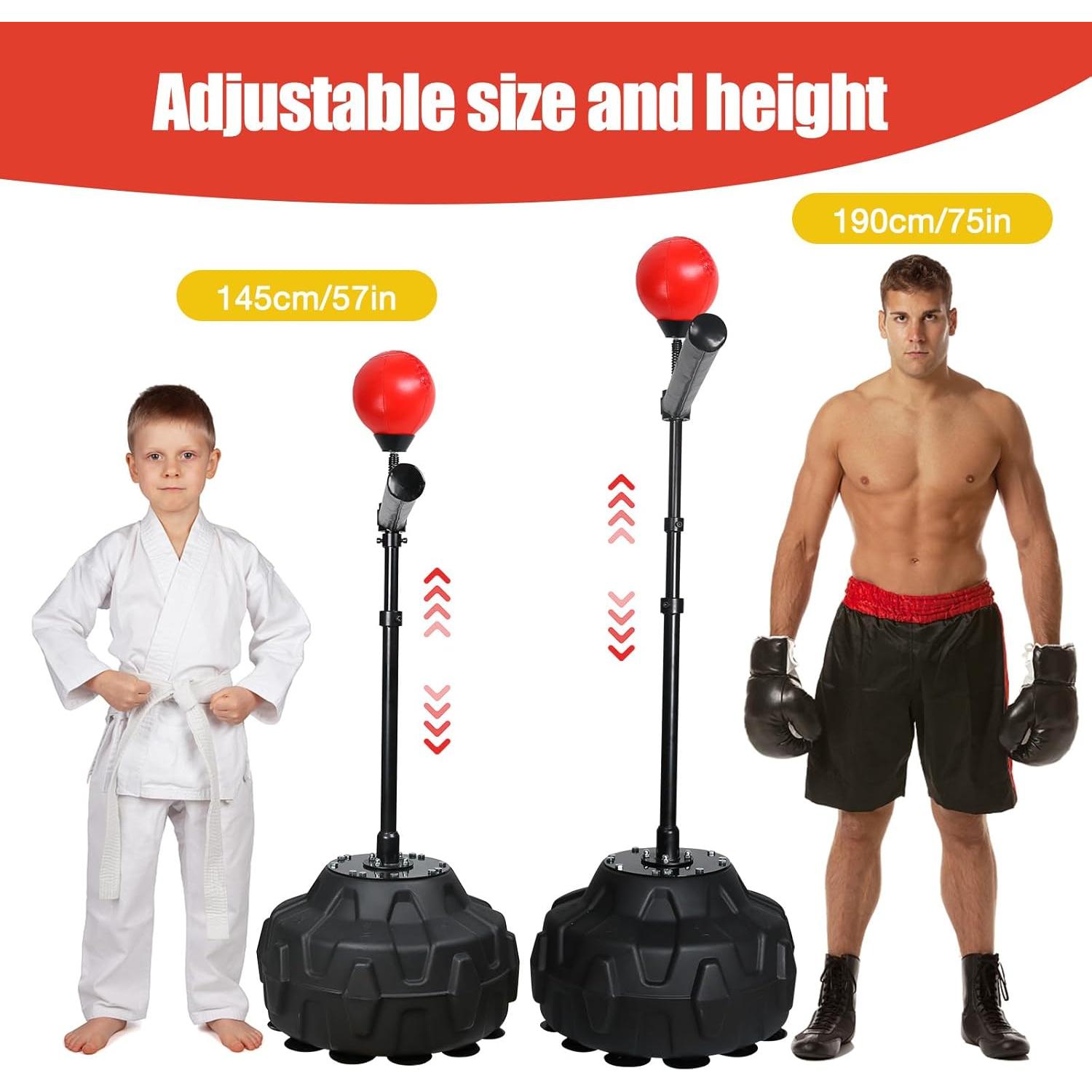 Bolsa de Boxeo Refleja INNOLIFE TM-0076 Ajustable 114-203 cm