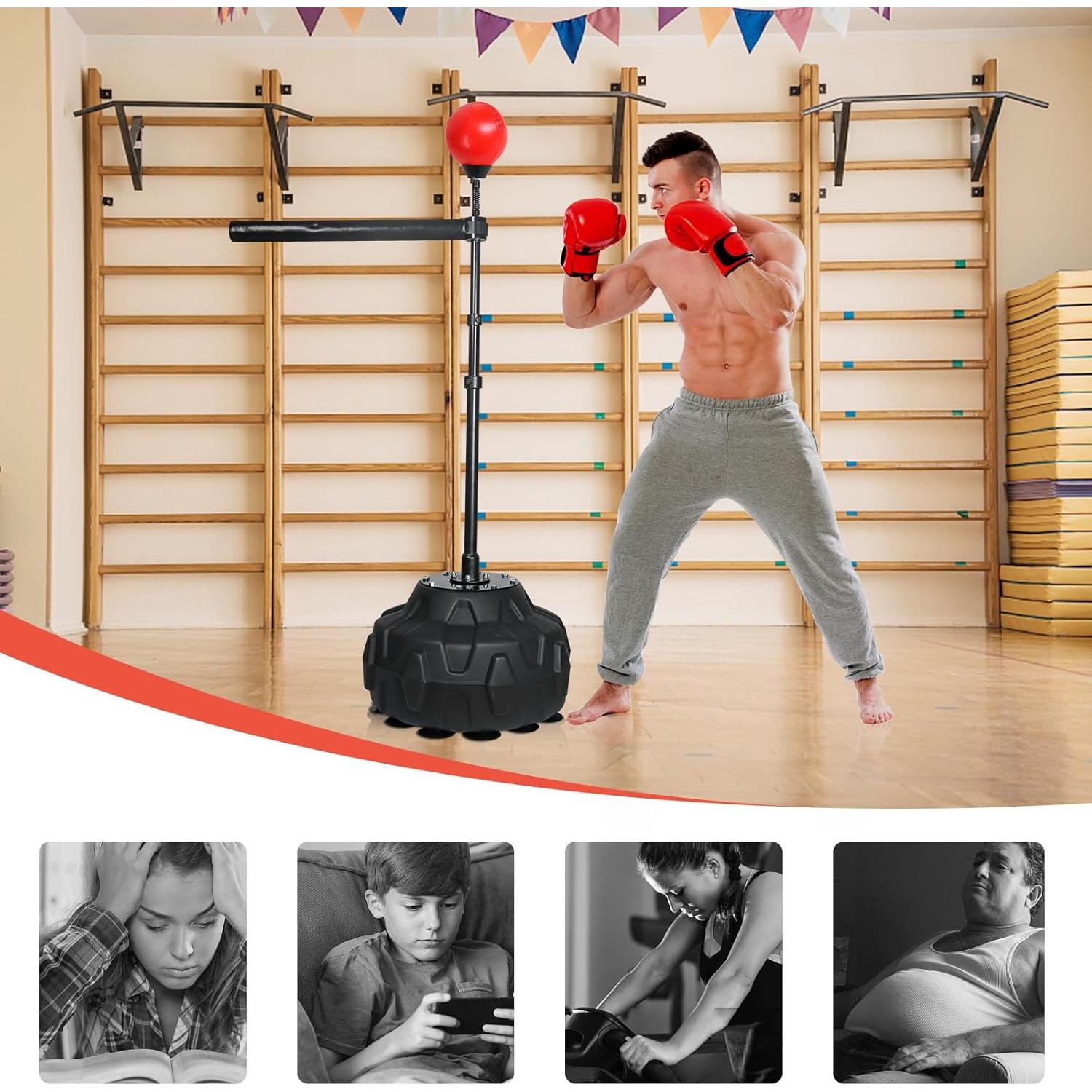 Bolsa de Boxeo Refleja INNOLIFE TM-0076 Ajustable 114-203 cm