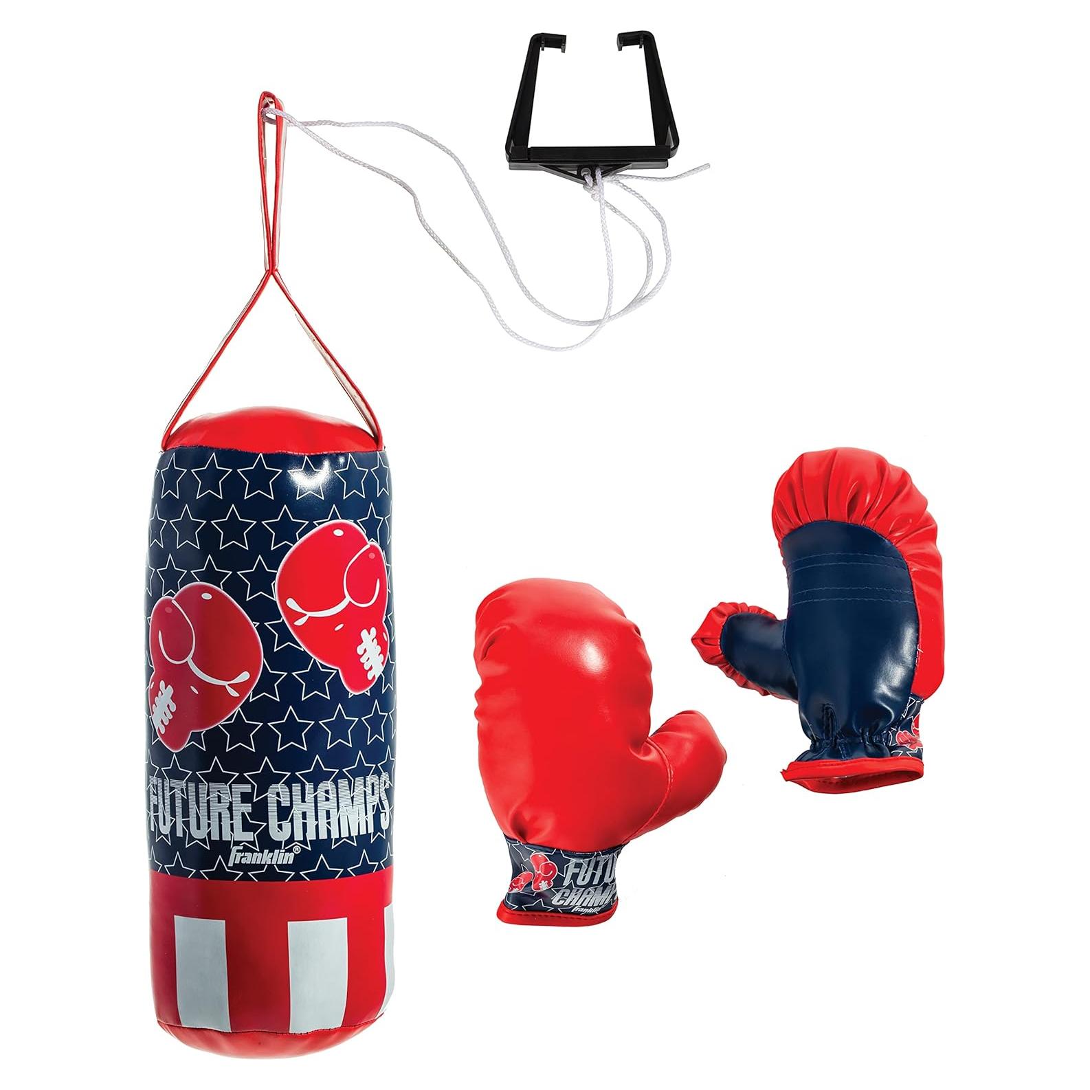 Conjunto de Boxeo Mini Franklin Sports para Niños - Saco y Guantes