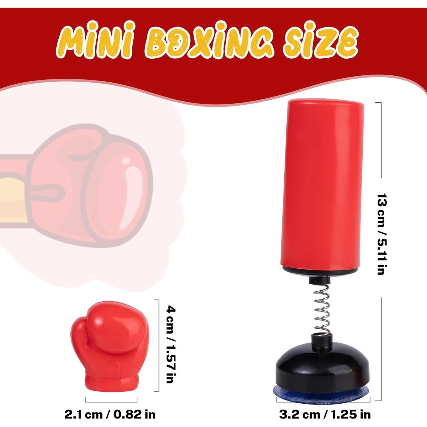 Juego de Bolsa de Boxeo Mini Mealivos con 2 Guantes - Alivio Estrés