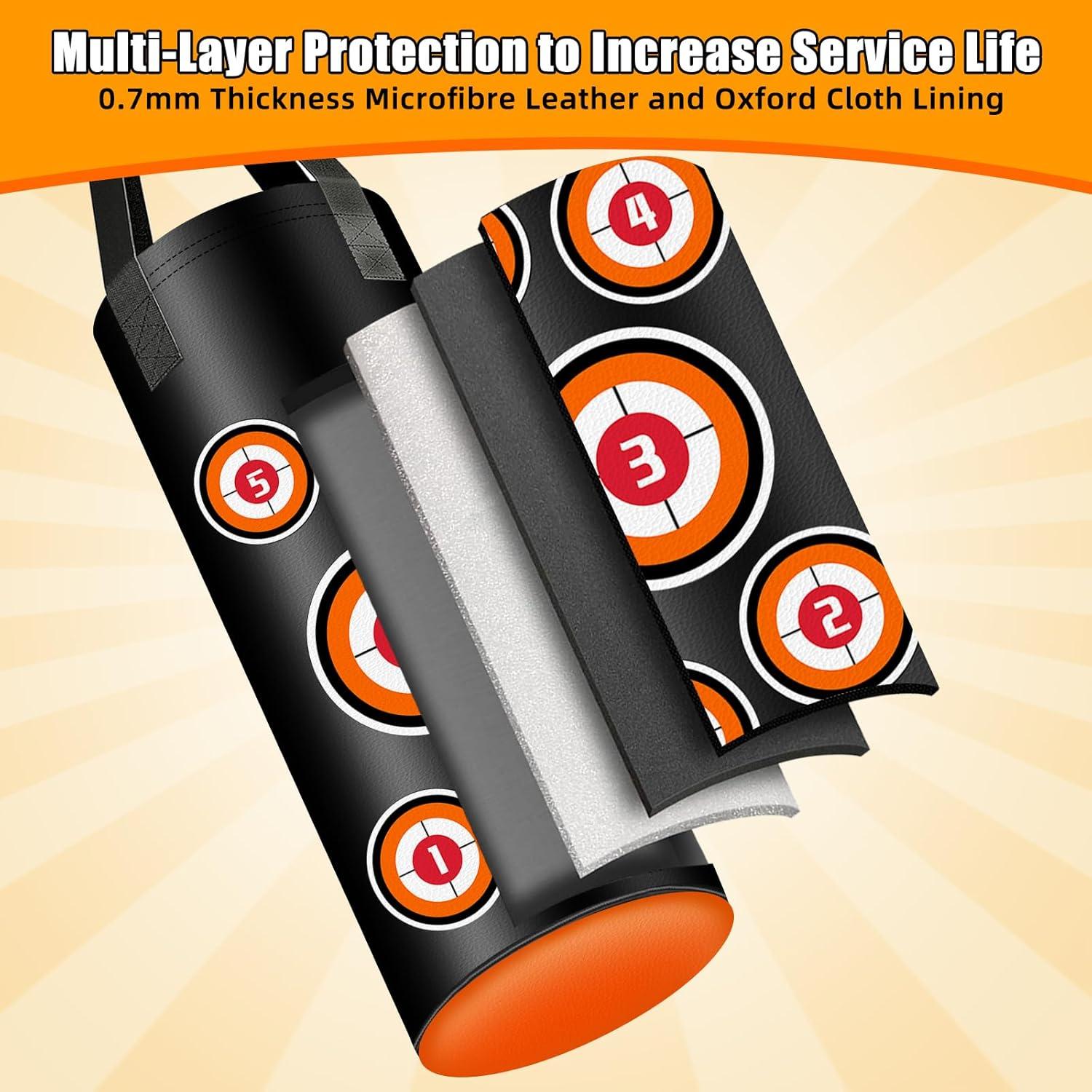 Saco de Boxeo Colgante YORWHIN 2FT PU para Niños con Guantes