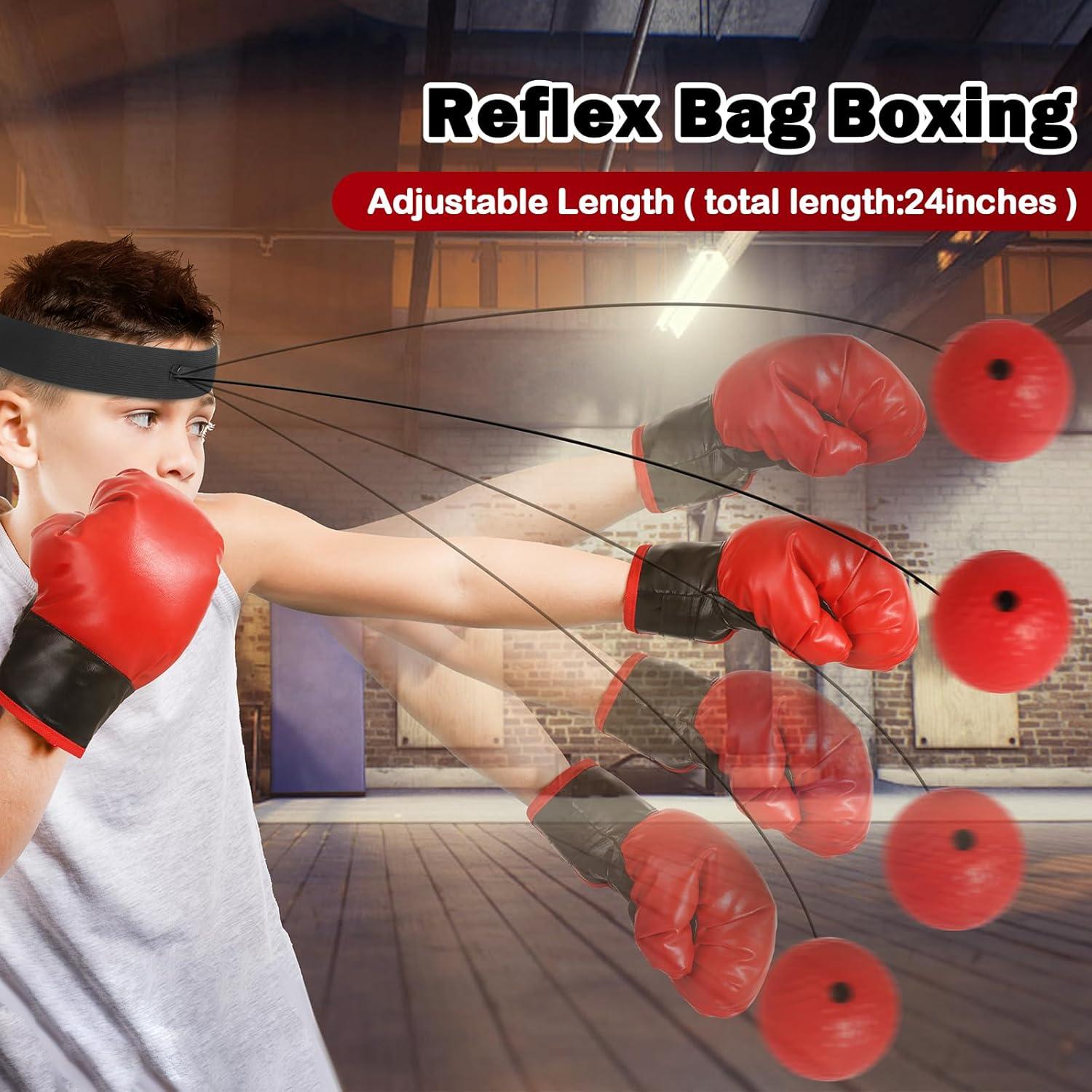Saco de Boxeo para Niños Woyebaby con Guantes y Soporte Ajustable