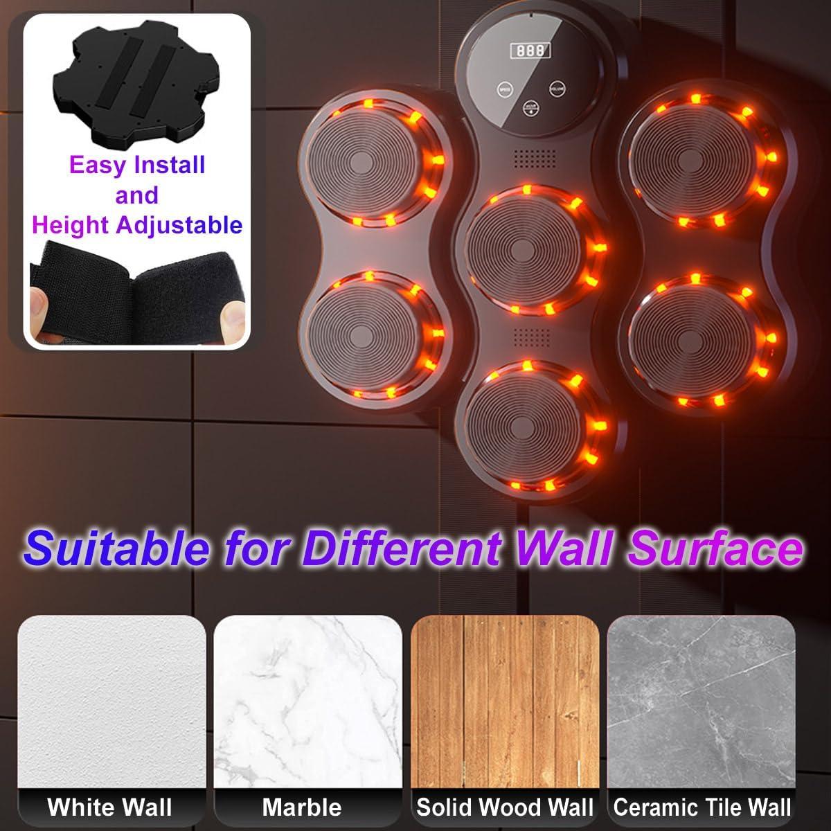 Máquina de Boxeo Musical Inteligente DentJet con Guantes