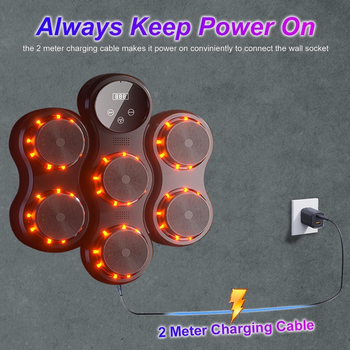 Máquina de Boxeo Musical Inteligente DentJet con Guantes