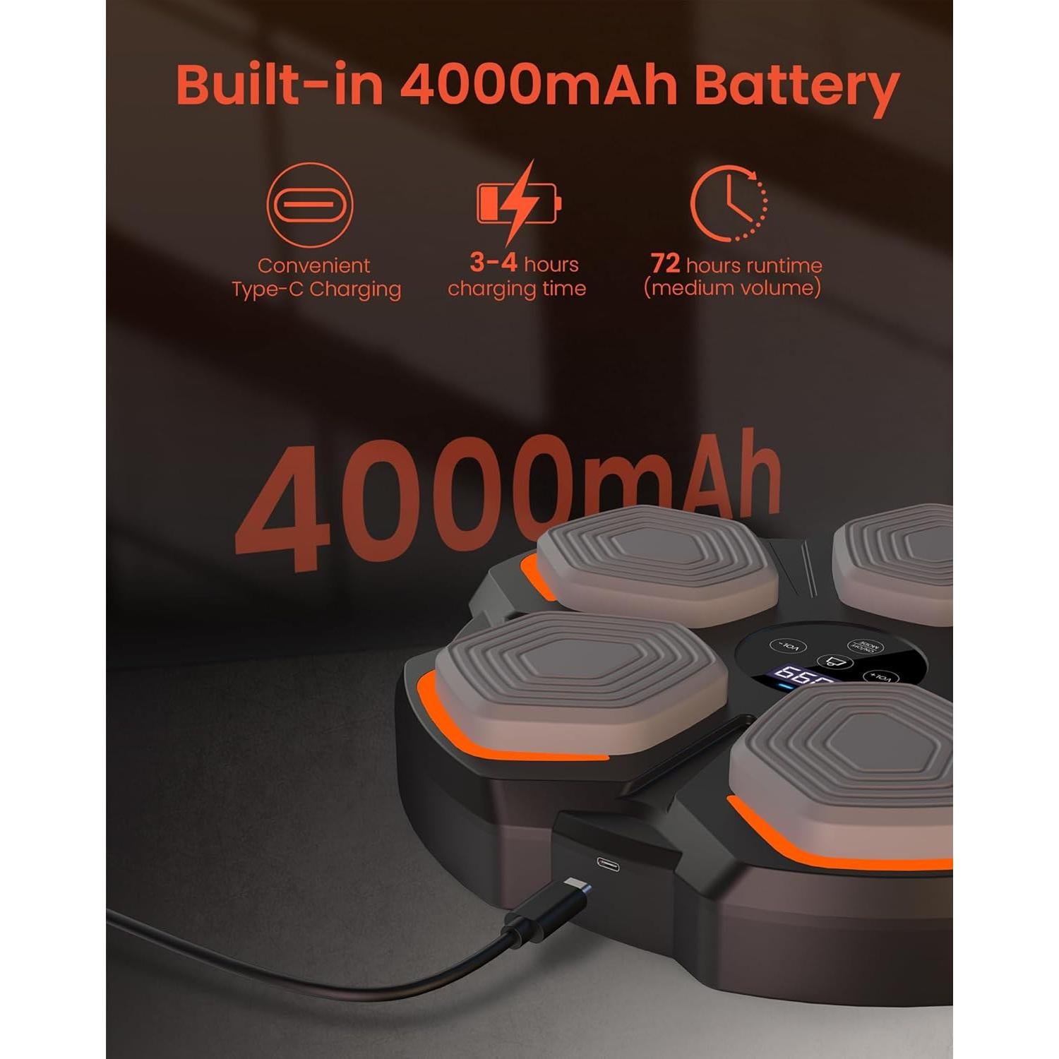 Máquina de Boxeo Musical Beslike - Entrenador Bluetooth 8 Velocidades