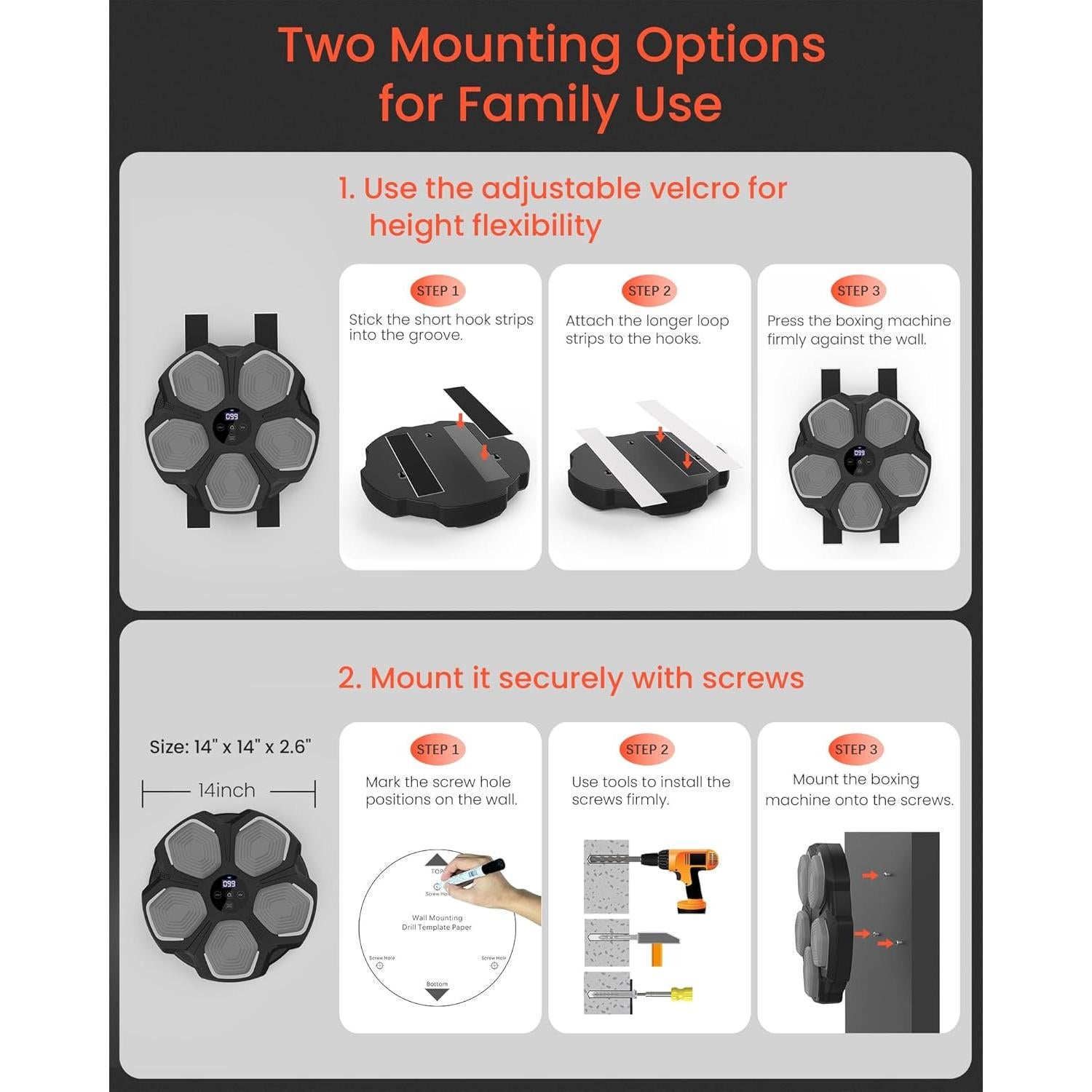 Máquina de Boxeo Musical Beslike - Entrenador Bluetooth 8 Velocidades