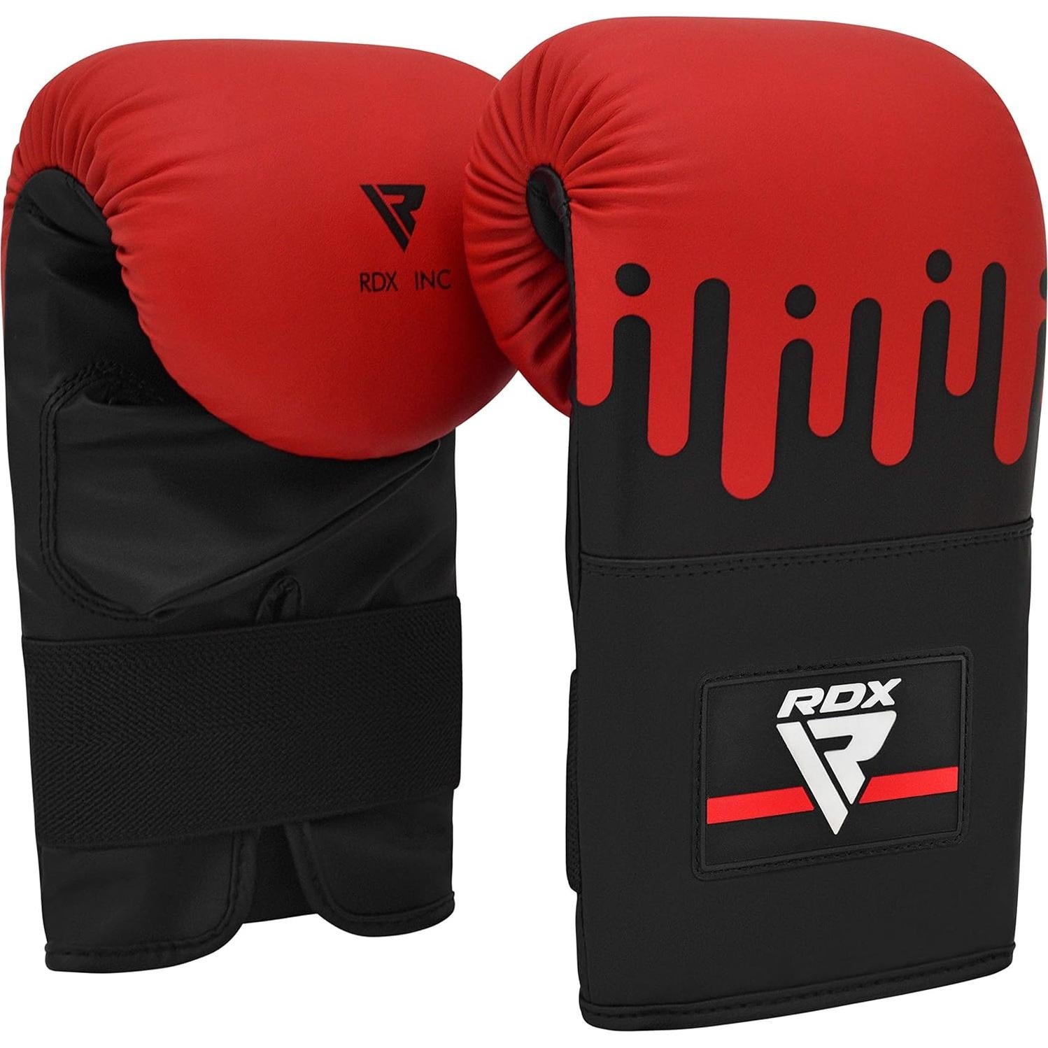 Guantes de Boxeo RDX 16 oz de Cuero Maya Hide Rojo