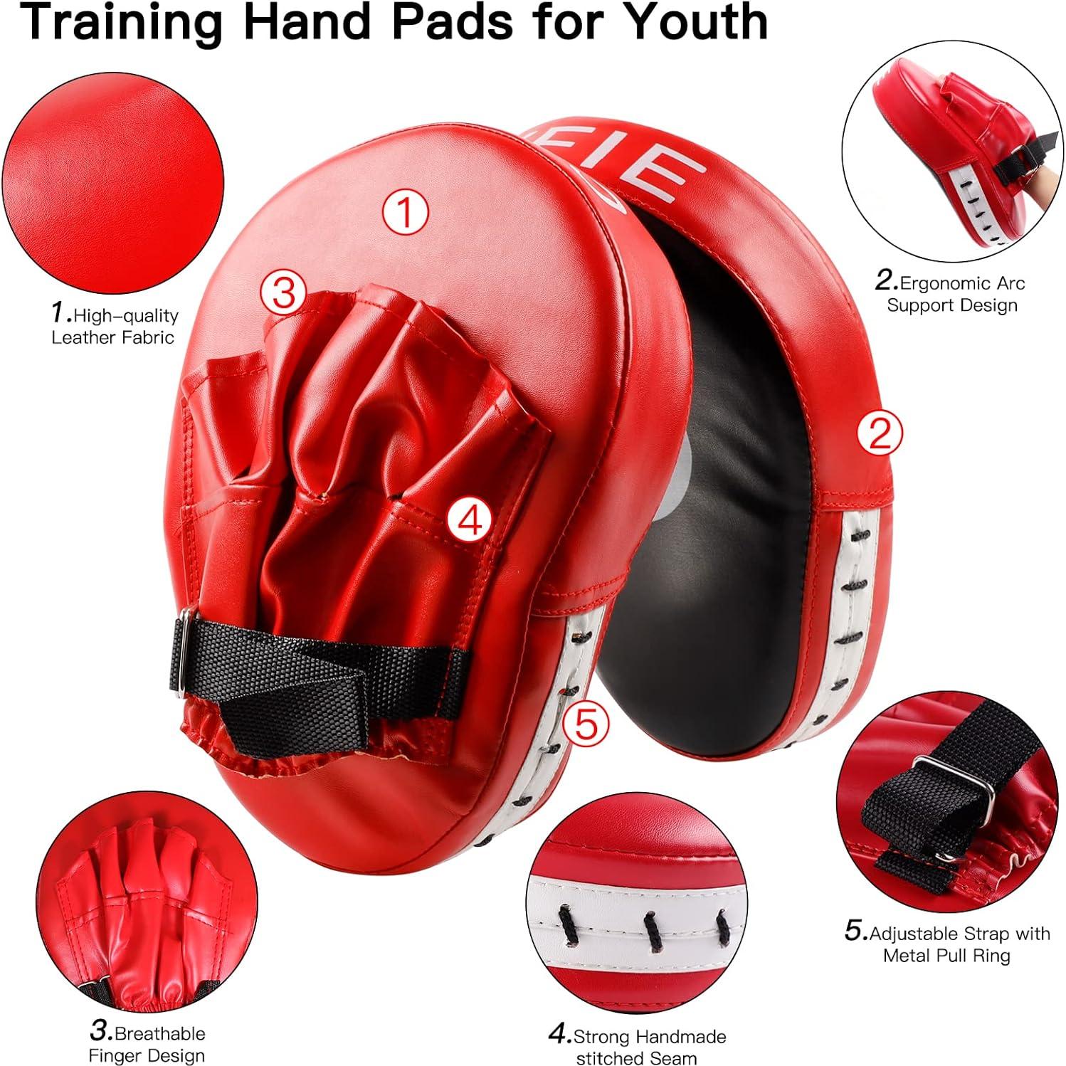 Set de Boxeo 3 en 1 SEISSO para Niños - Guantes y Almohadilla