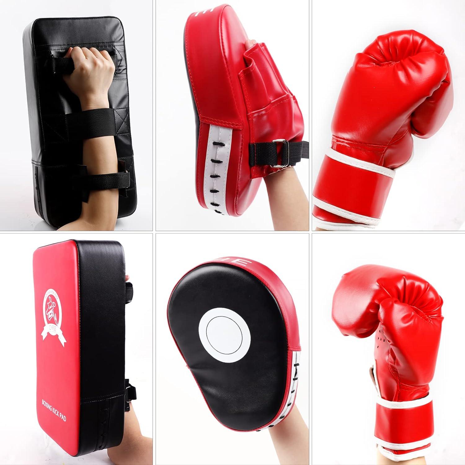 Set de Boxeo 3 en 1 SEISSO para Niños - Guantes y Almohadilla