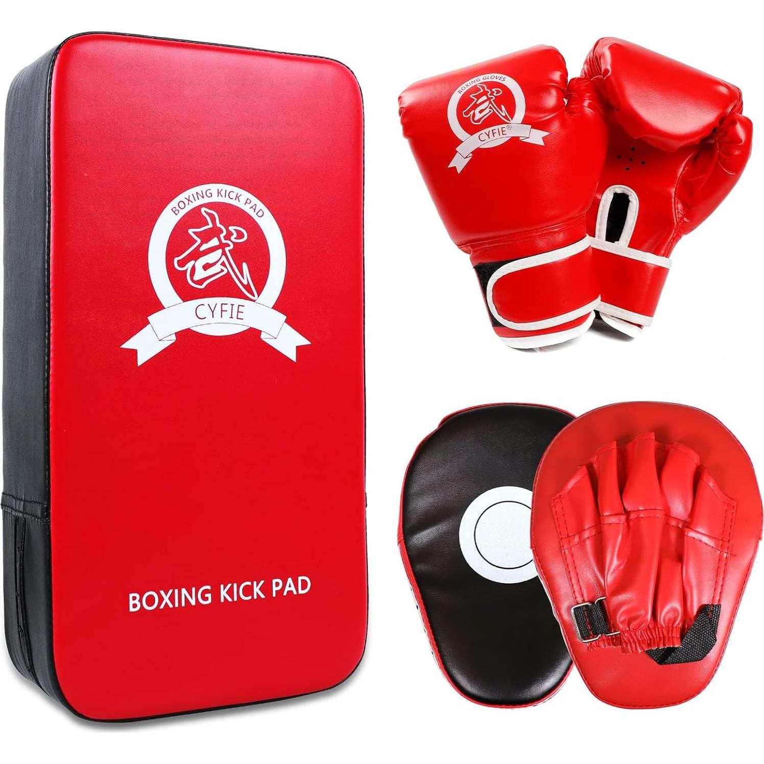 Set de Boxeo 3 en 1 SEISSO para Niños - Guantes y Almohadilla